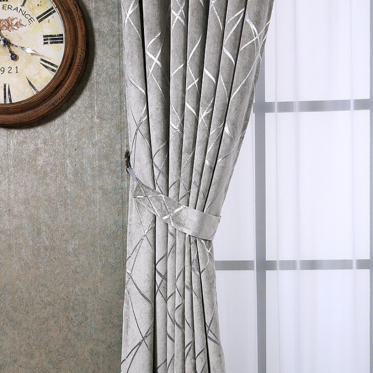 Living Room Chenille Blackout Curtains - Image 7