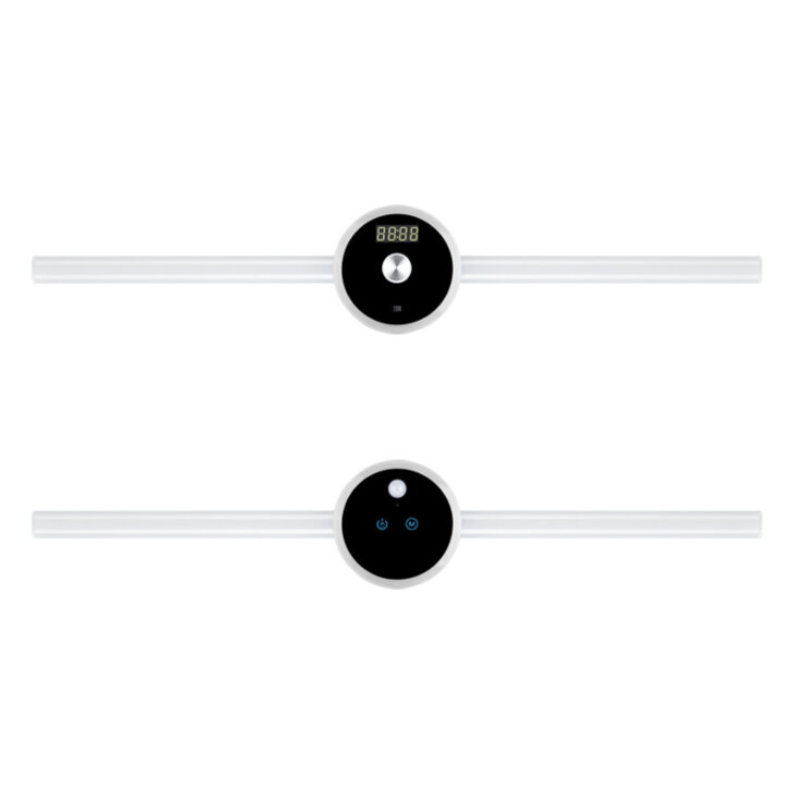 Smart Cabinet Light Clock Timing Sensor Light Removable LED Wardrobe Light Human Body Sensor Light - Image 7