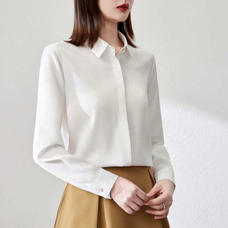 Elegant Satin Work Blouse - Image 4