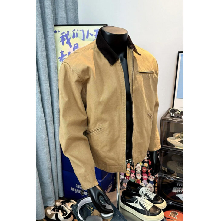 Coat Men's Autumn And Winter American Retro - Image 5