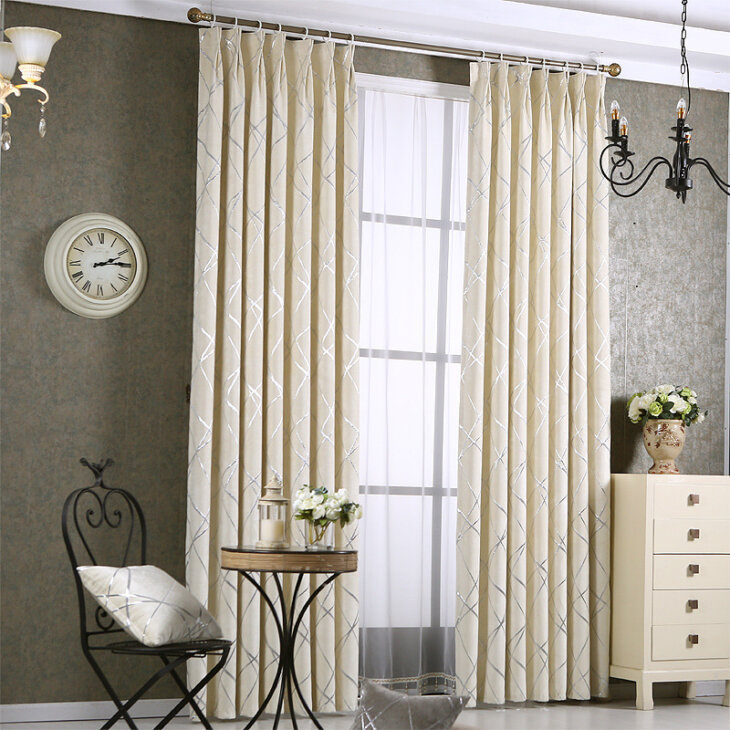 Living Room Chenille Blackout Curtains - Image 4