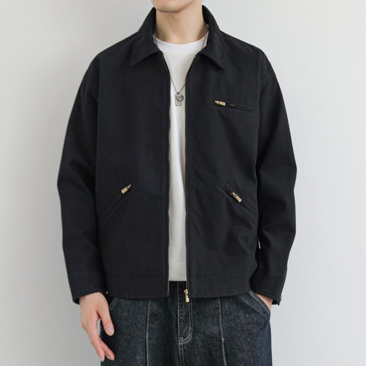 Coat Men's Autumn And Winter American Retro - Image 3