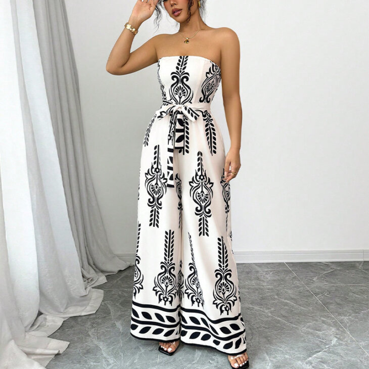 Savannah Strapless Jumpsuit - Image 2