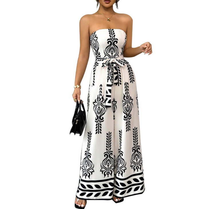 Savannah Strapless Jumpsuit - Image 4